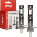 LED automobilių lemputės hibridinės serijos h1 6000k canbus 60w amio-04112