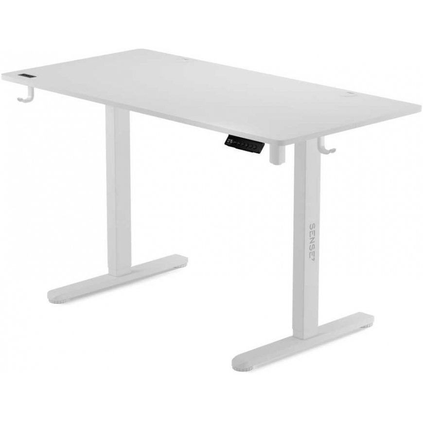 Baltas elektrinis stalas SENSE7 Nojo 120x60