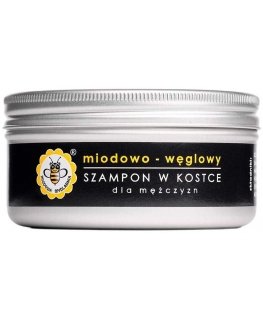 Miodowa Mydlarnia Honey-Carbon šampūno batonėlis 70g