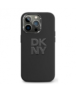 Dėklas DKNY DKHCP16XSMCBSK iPhone 16 Pro Max 6.9" juoda/juodas hardcase Liquid Silicone Metal Logo