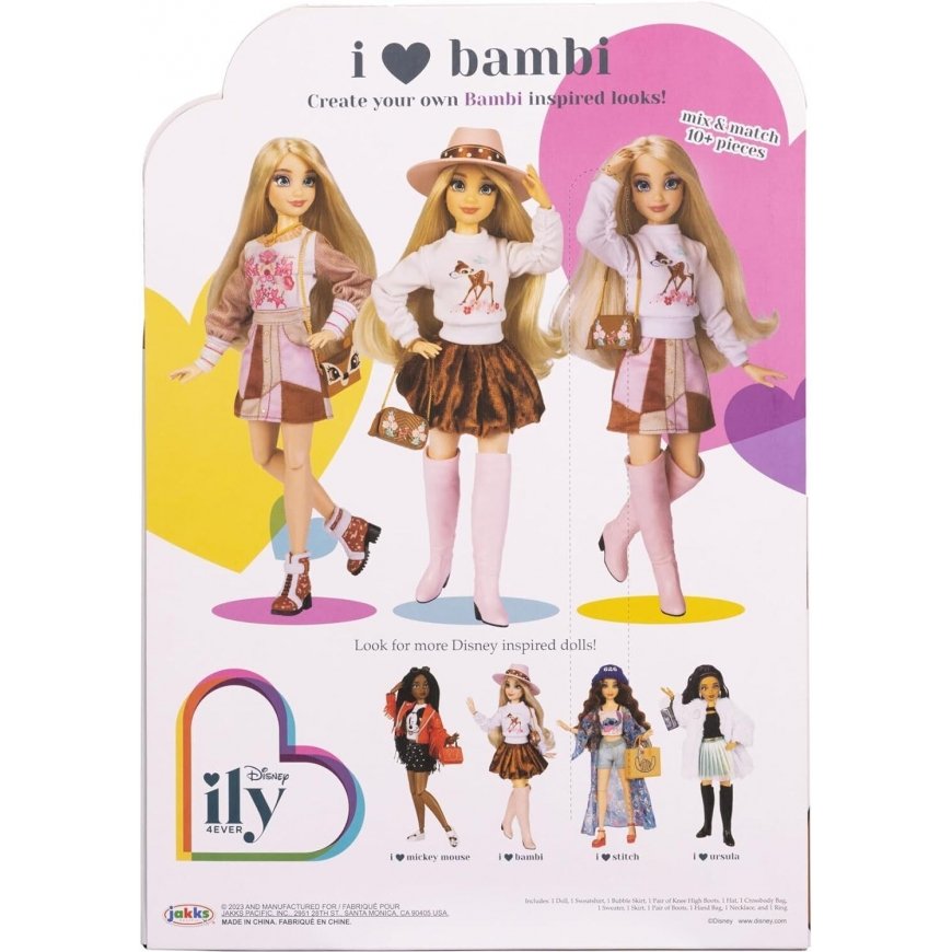 Disney ILY Bambi - muotinukke – 5