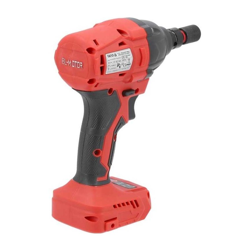 Yato Brushless Impact Wrench | 12.5mm (1/2") | 18V 350NM | without batteries (YT-827792) – 3
