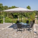 Lauko baldų komplektas Komplet mebli ogrodowych Denver antracito PATIO