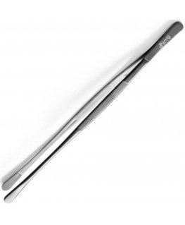 Bar Up Kitchen tweezers with round tips, coated, 305 mm - black
