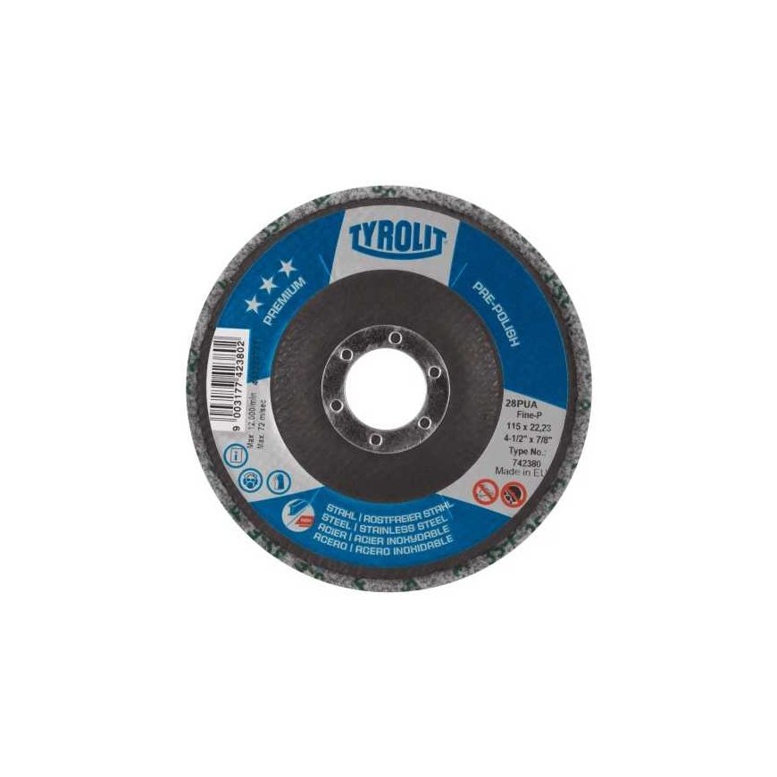 Tyrolit Polishing disc for angle grinder