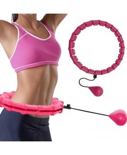 Reach Massage gymnastic hoop Smart Hula Hoop HHP002 pink