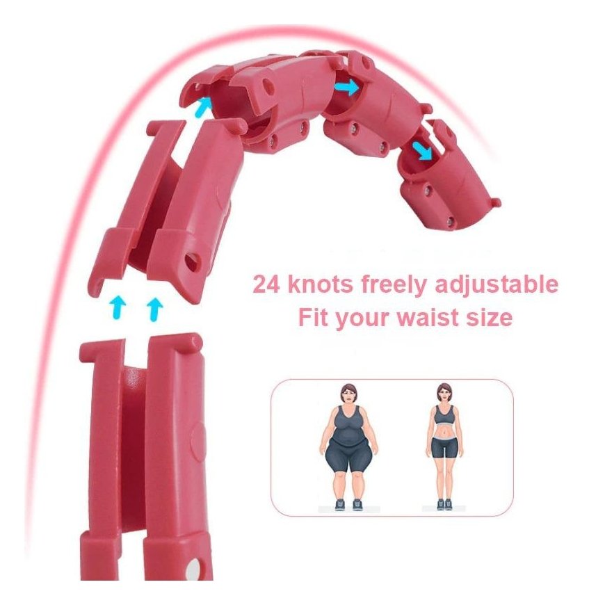 Reach Massage gymnastic hoop Smart Hula Hoop HHP002 pink – 2