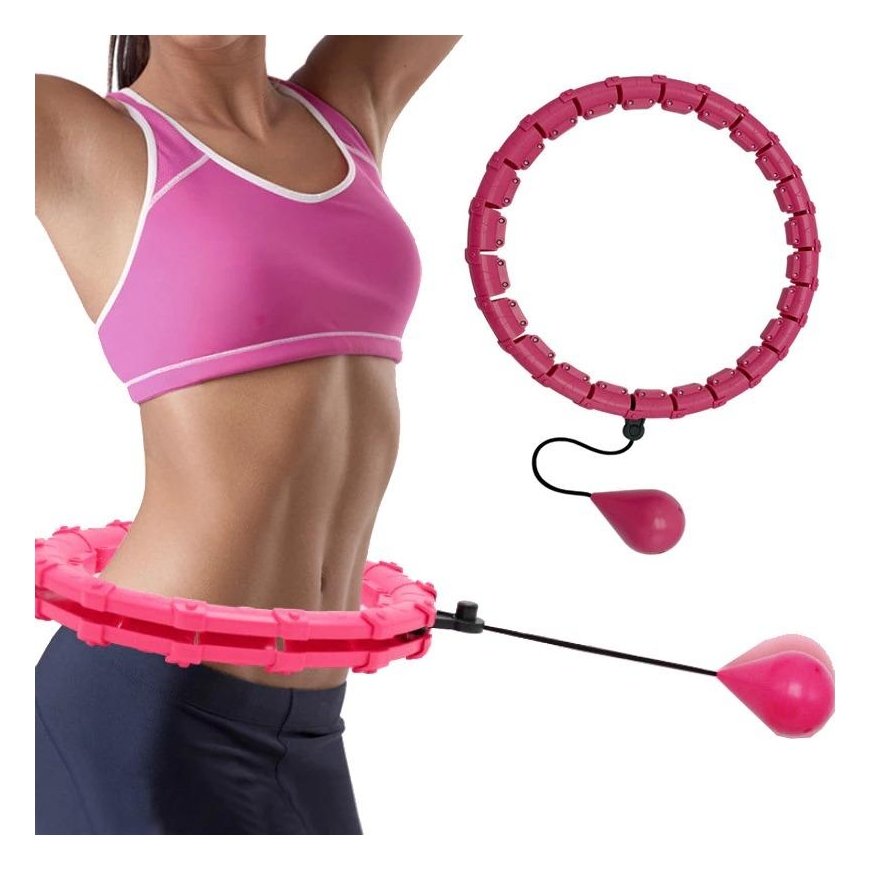 Reach Massage gymnastic hoop Smart Hula Hoop HHP002 pink – 3