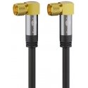 FF SAT antenos jungtis Juodas Angle Goobay 3m FF SAT antenos jungtis Juodas Angle Goobay 3m