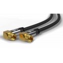 FF SAT antenos jungtis Juodas Angle Goobay 3m FF SAT antenos jungtis Juodas Angle Goobay 3m