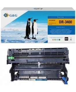 G&G G&G compatible drum with DR3400, black, 30000s, for Brother HL-L6400DW