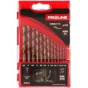 Drill Proline HSSCO DIN338 metal drills, ground, 13 pcs (1.5-6.5 mm) proline