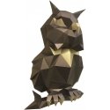 Beldizart „Wizardi 3D Papercraft Kit“ pelėda bronzos spalvos PP-1SOV-2BG Beldizart „Wizardi 3D Papercraft Kit“ pelėda bronzos spalvos PP-1SOV-2BG