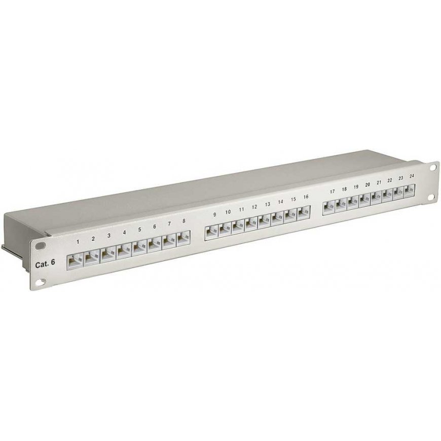 Patch panel FTP CAT 6A shielded 24-port Goobay