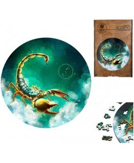 Fantasy Puzzles Skorpionas (Zodiakai) Dėlionė Iš Medžio (200 detalių)