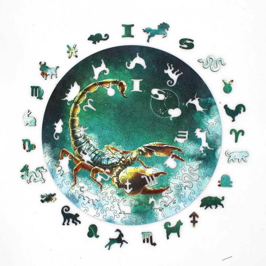 Fantasy Puzzles Scorpion (Zodiacs) Wooden Puzzle (200 pieces) – 4