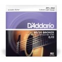 Stygos akustinei gitarai D'Addario EJ13 .011 Stygos akustinei gitarai D'Addario EJ13 .011