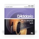 Stygos akustinei gitarai D'Addario EJ13 .011 Stygos akustinei gitarai D'Addario EJ13 .011
