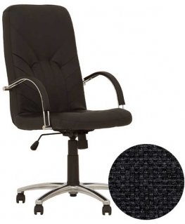 Executive chair NOWY STYL MANAGER Tilt CHR68, artificial leather, ECO-30 black