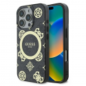 Case Guess GUHMP16LH4PYEEK iPhone 16 Pro 6.3" black/black hardcase IML Peony On 4G Background MagSafe Case Guess GUHMP16LH4PYEEK iPhone 16 Pro 6.3" black/black hardcase IML Peony On 4G Background MagSafe