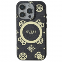 Dėklas Guess GUHMP16LH4PYEEK iPhone 16 Pro 6.3" juoda/juodas hardcase IML Peony On 4G Background MagSafe Dėklas Guess GUHMP16LH4PYEEK iPhone 16 Pro 6.3" juoda/juodas hardcase IML Peony On 4G Background MagSafe
