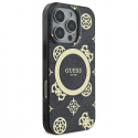 Case Guess GUHMP16LH4PYEEK iPhone 16 Pro 6.3" black/black hardcase IML Peony On 4G Background MagSafe Case Guess GUHMP16LH4PYEEK iPhone 16 Pro 6.3" black/black hardcase IML Peony On 4G Background MagSafe