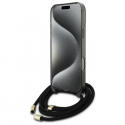 Case Guess GUHMP16XHCTSGNSK iPhone 16 Pro Max 6.9" black/black hardcase Crossbody Cord Script MagSafe Case Guess GUHMP16XHCTSGNSK iPhone 16 Pro Max 6.9" black/black hardcase Crossbody Cord Script MagSafe