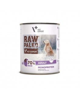 RAW PALEO Adult Monoprotein Duck - wet dog food - 800 g