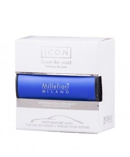 Millefiori Icon Classic Mediterranean Bergamot Car Air Freshener