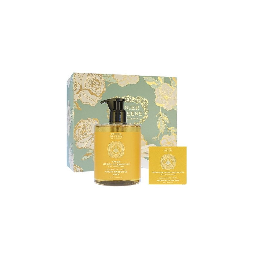 Panier Des Sens Regenerating Honey gift set liquid soap 500 ml +
