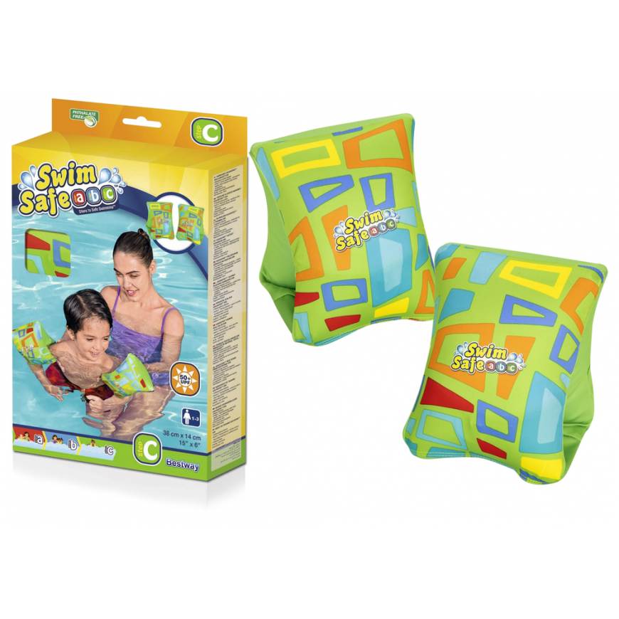 Inflatable swimming sleeves Bestway, S/M, green