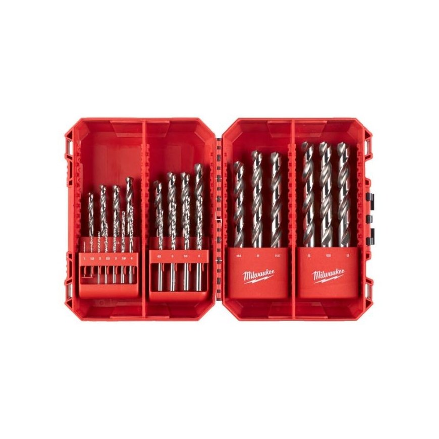 MILWAUKEE METALLIPUUR HSS-G 25tk. /1-13mm/ THUNDERWEB. – 2