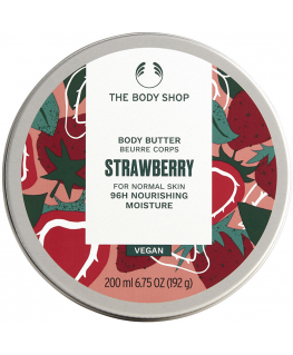 The Body Shop Braškių kūno sviestas - drėkinantis kūno sviestas su braškių kvapu - 200 ml
