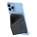 - Magnetic PU Leather Wallet Stand Black
