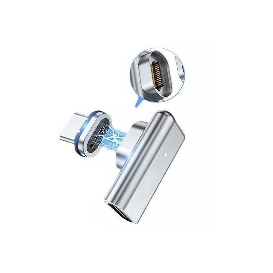 Beline Adapter magnetic USB-C silver/silver DAC