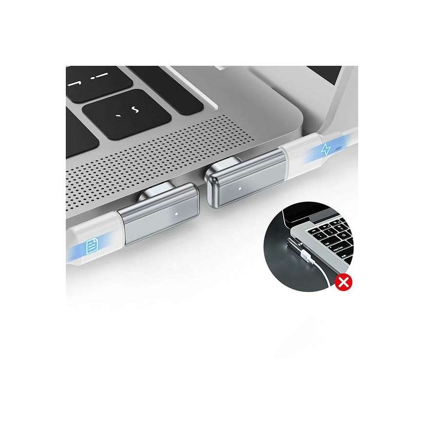 Beline Adapteris magnetyczny USB-C sidabrinė/sidabrinis DAC BLNAM01 – 5