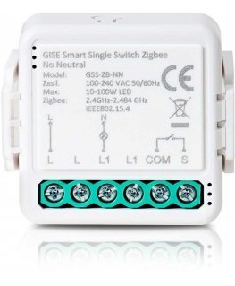 GISE Smart Single Relay Module (Non-N) Zigbee | Tuya | GSS-ZB-NN