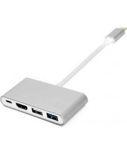 Power Plant Llc Adapter USB C - HDMI, 4xUSB 2.0/3.0, USB C