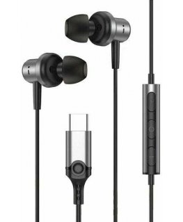 Beline Headphone dokanałowe USB-C SK193 black/black