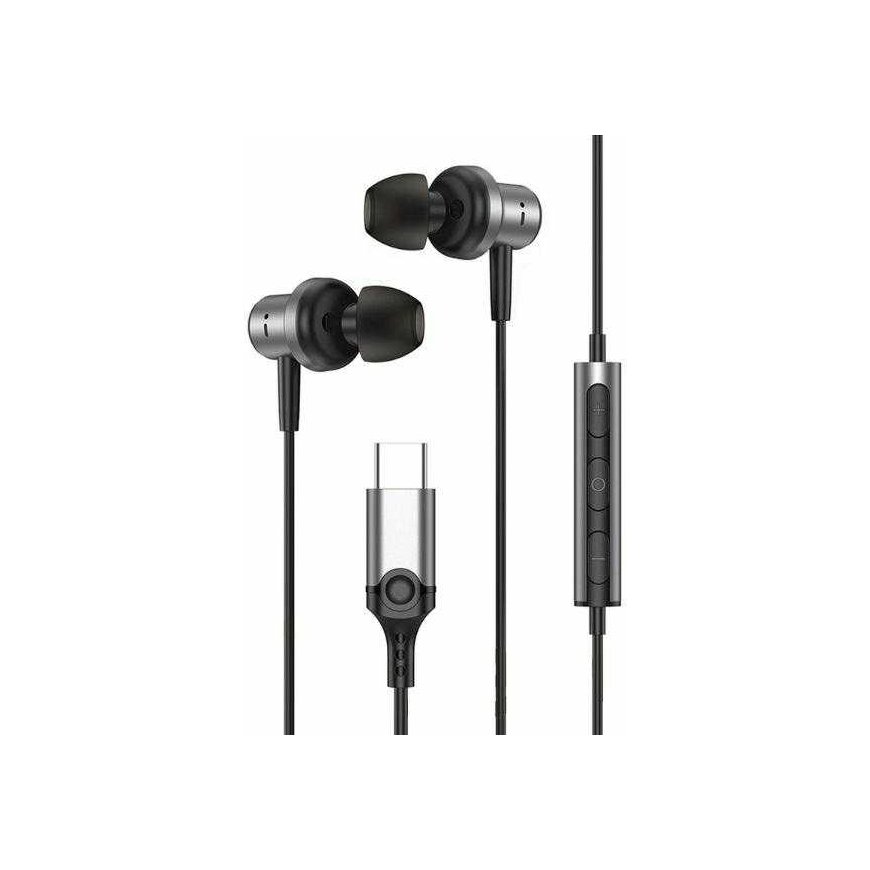 Beline Headphone dokanałowe USB-C SK193 black/black