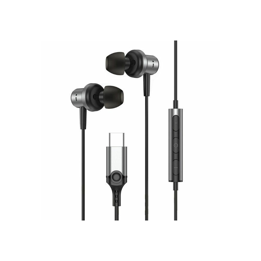 Beline Headphone dokanałowe USB-C SK193 black/black – 2