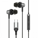 Beline Headphone dokanałowe USB-C SK193 black/black Beline Headphone dokanałowe USB-C SK193 black/black