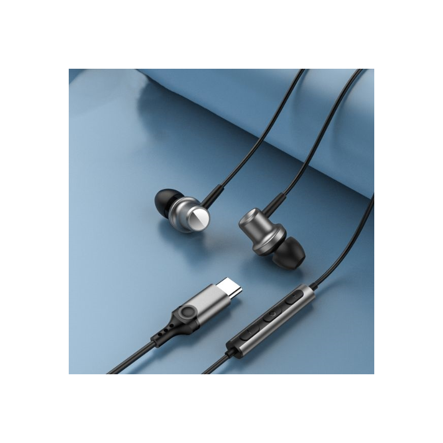Beline Headphone dokanałowe USB-C SK193 black/black – 5