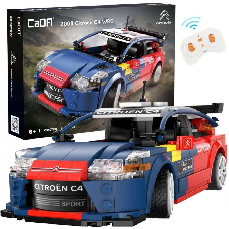CaDA konstrukciniai blokeliai Nuotoliniu būdu valdomas lenktyninis automobilis Citroen C4 WRC lenktyninis automobilis Sportinis – 3