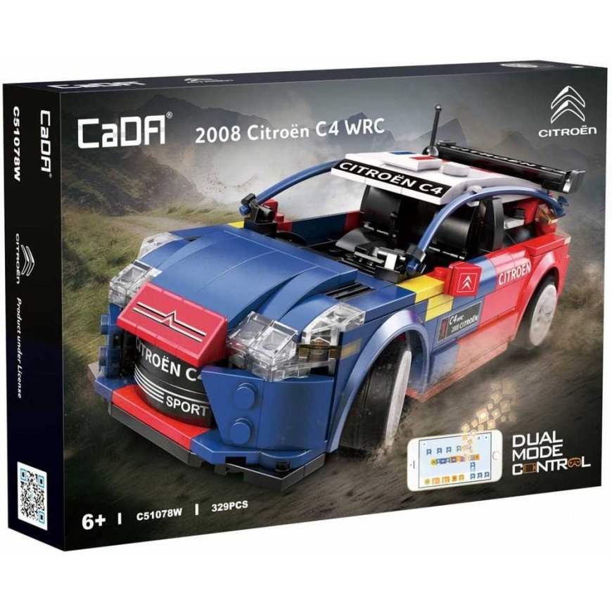 CaDA konstrukciniai blokeliai Nuotoliniu būdu valdomas lenktyninis automobilis Citroen C4 WRC lenktyninis automobilis Sportinis – 4
