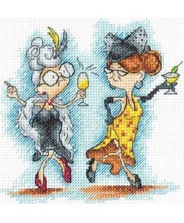 Beldizart Cross Stitch Kit "Grandma's Party" SANB-19