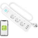 Gosund P1 PLUS išmanusis WiFi maitinimo laidas (4x AC schuko, 3x USB-A) Tuya Gosund P1 PLUS išmanusis WiFi maitinimo laidas (4x AC schuko, 3x USB-A) Tuya