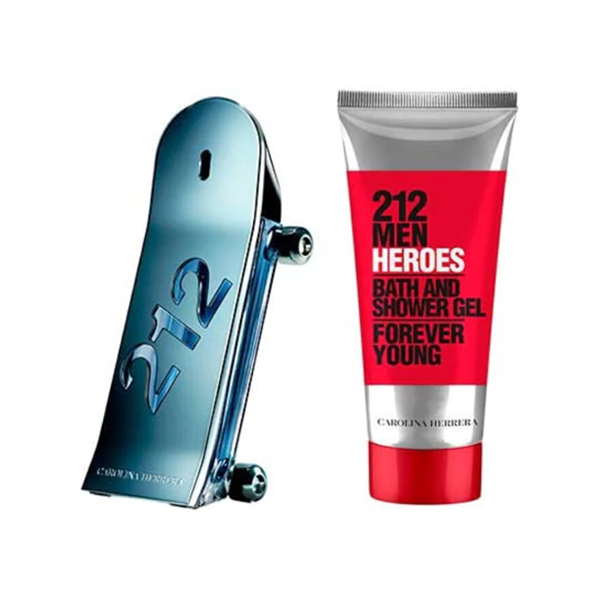 Carolina Herrera 212 Heroes - EDT 90 ml + dušo želė 100 ml – 3