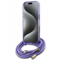 Case Guess GUHMP16XHCTSGNSU iPhone 16 Pro Max 6.9" purple/purple hardcase Crossbody Cord Script MagSafe Case Guess GUHMP16XHCTSGNSU iPhone 16 Pro Max 6.9" purple/purple hardcase Crossbody Cord Script MagSafe