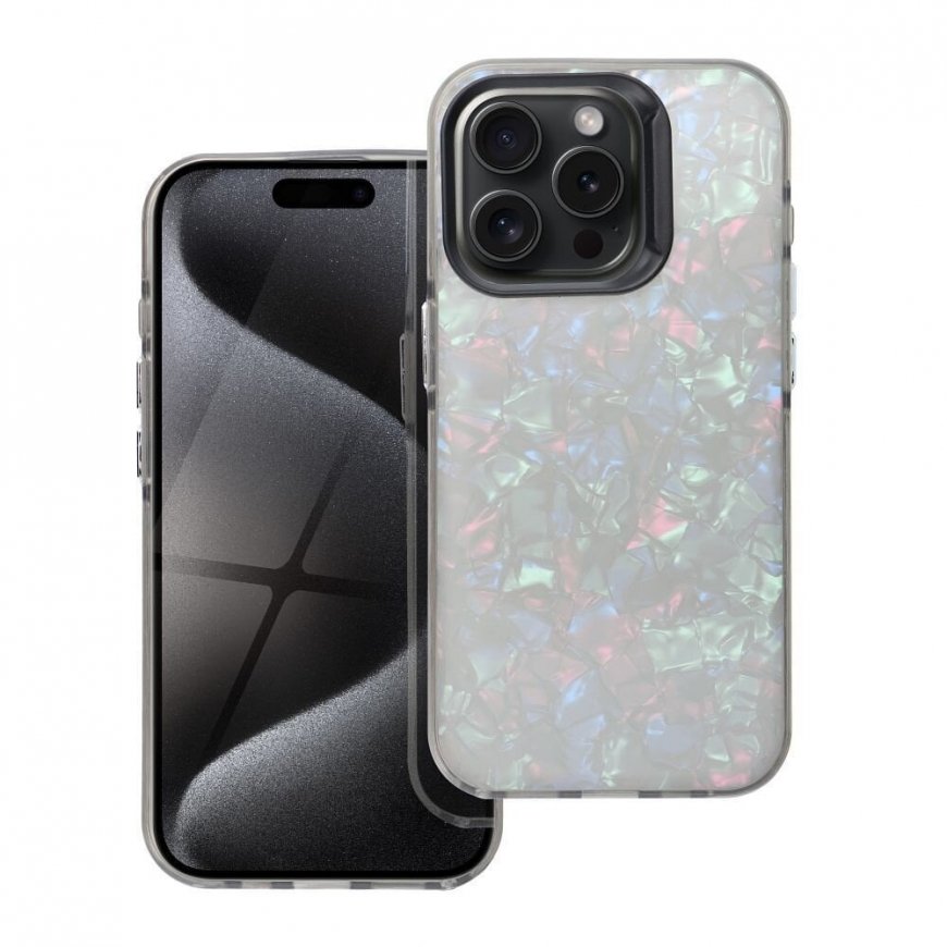 Fusion Tutti Frutti silicone case For Apple iPhone 16 black
